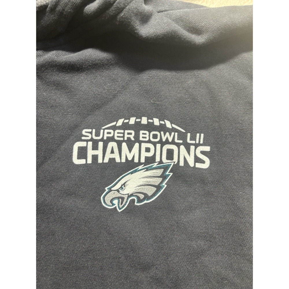 Philidelphia Eagles Pro Line Full Zip Hoodie Super Bowl Champs Long Sleeve Large - Picture 5 of 7